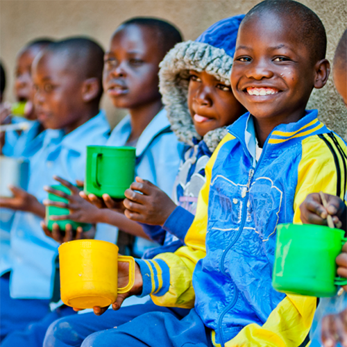 Photo of young boys helped by Mary's Meals